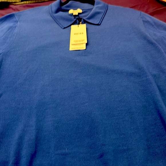 NWT Reese size large Merinon wool polo short sleeve - Picture 2 of 5
